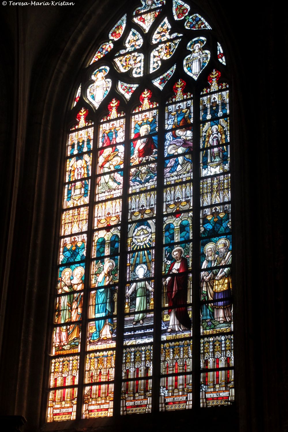 Kirchenfenster St.-Salvator-Kathedrale, Brügge