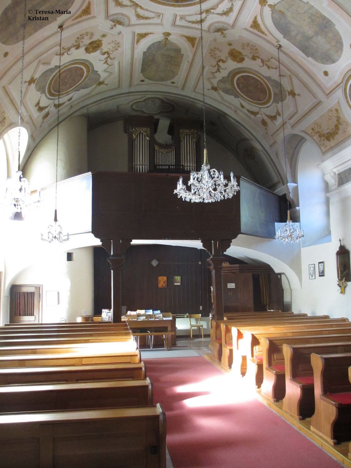 Kircheninnenraum Wallfahrtskirche Maria Raisenmarkt