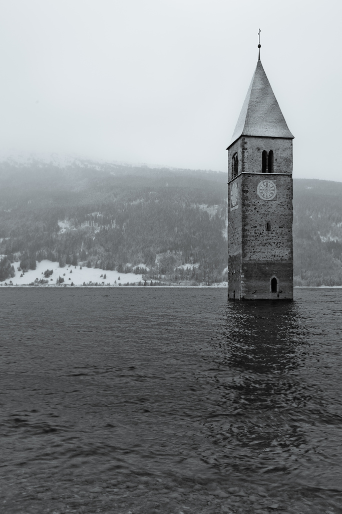 Kirchturm im Reschensee