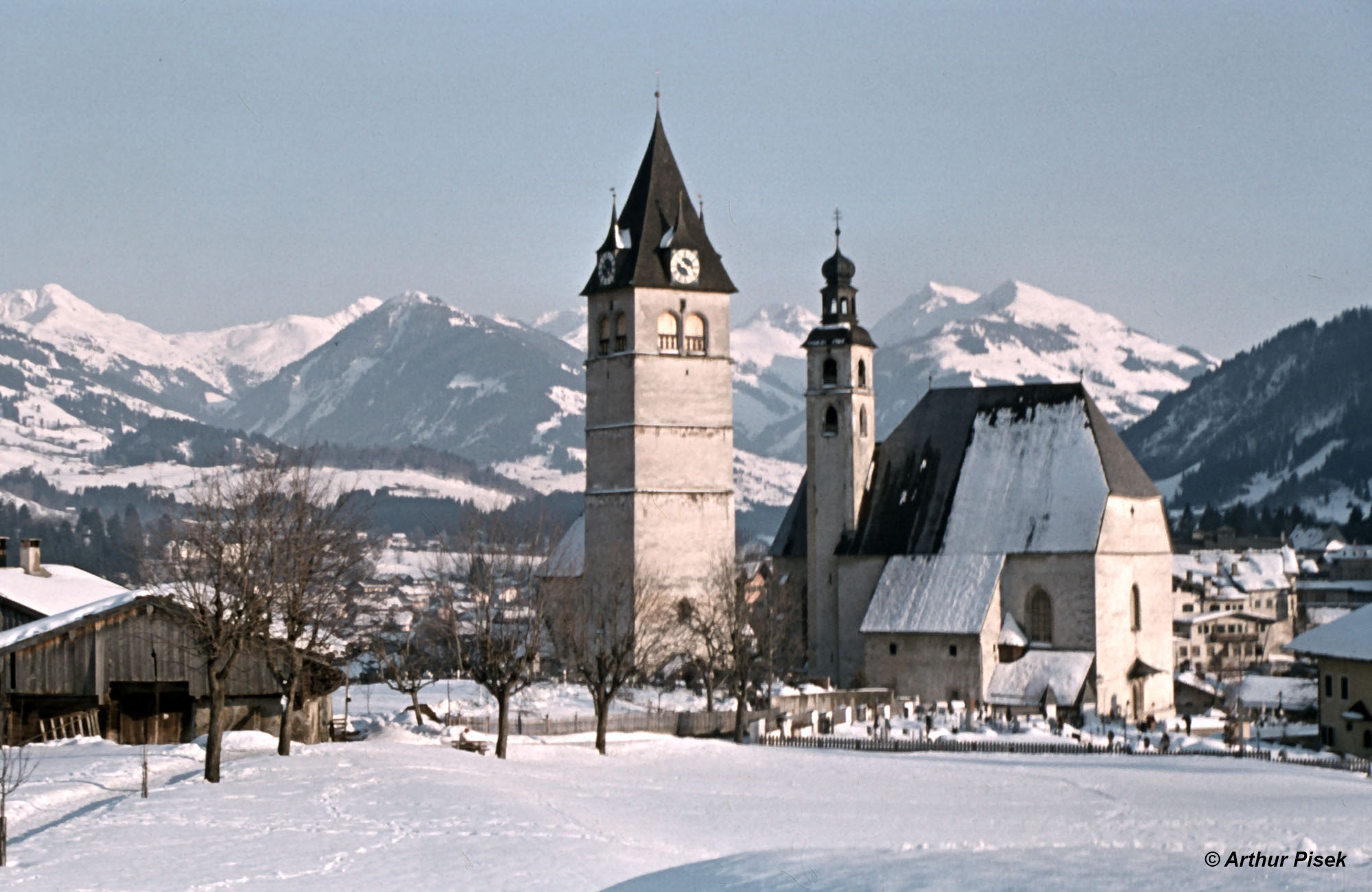 Kitzbühel im Winter 1956