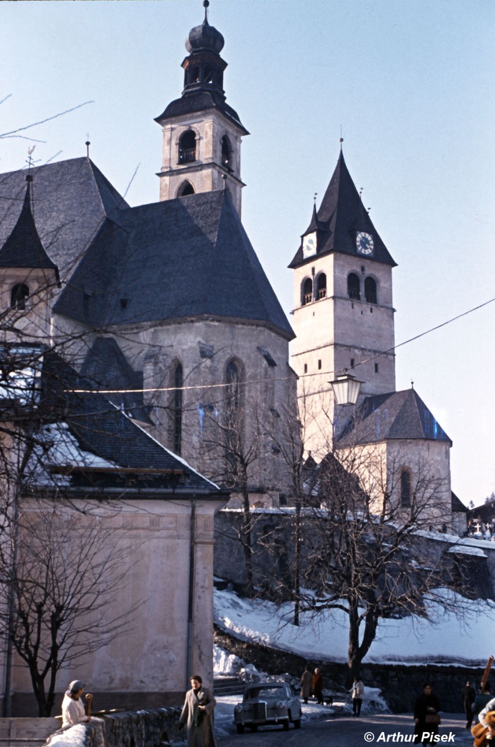 Kitzbühel im Winter 1956