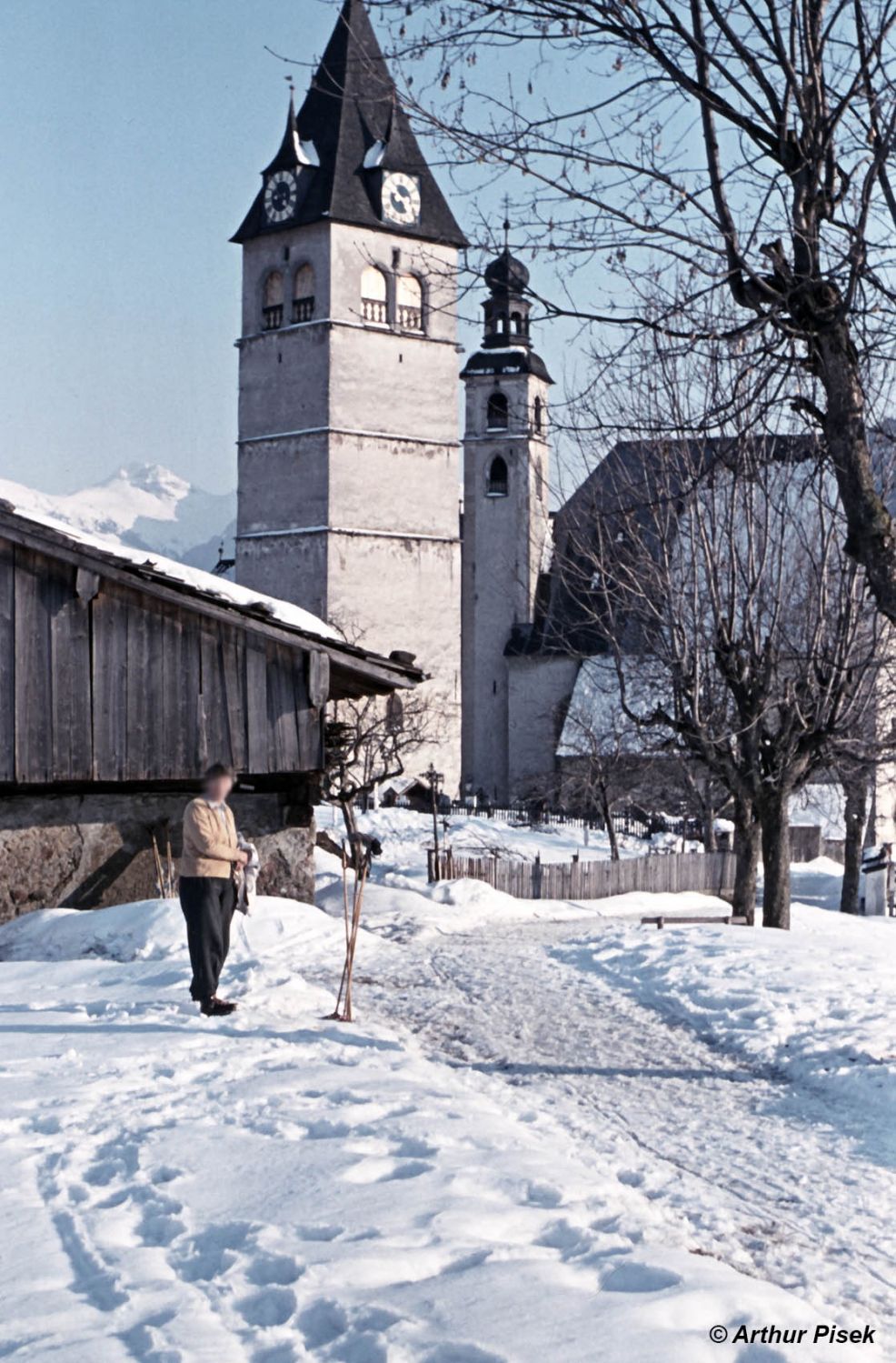 Kitzbühel im Winter 1956