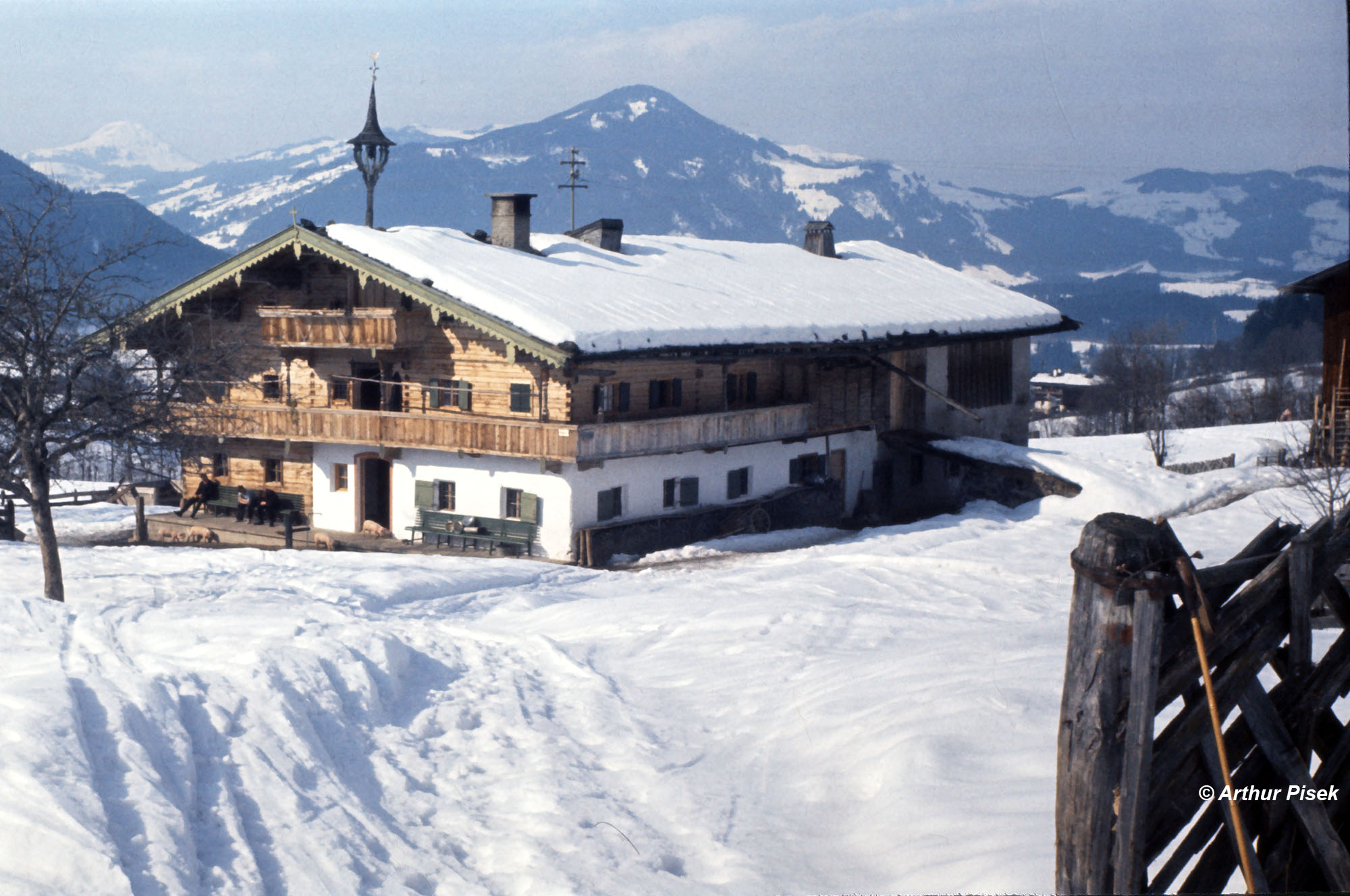 Kitzbühel Pfeiffernhof Winter 1961