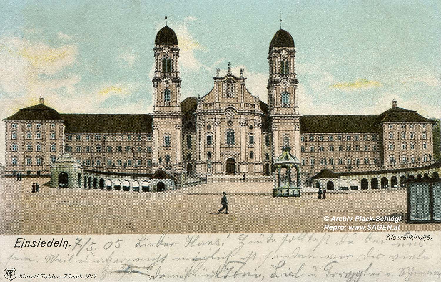 Kloster Einsiedeln 1905