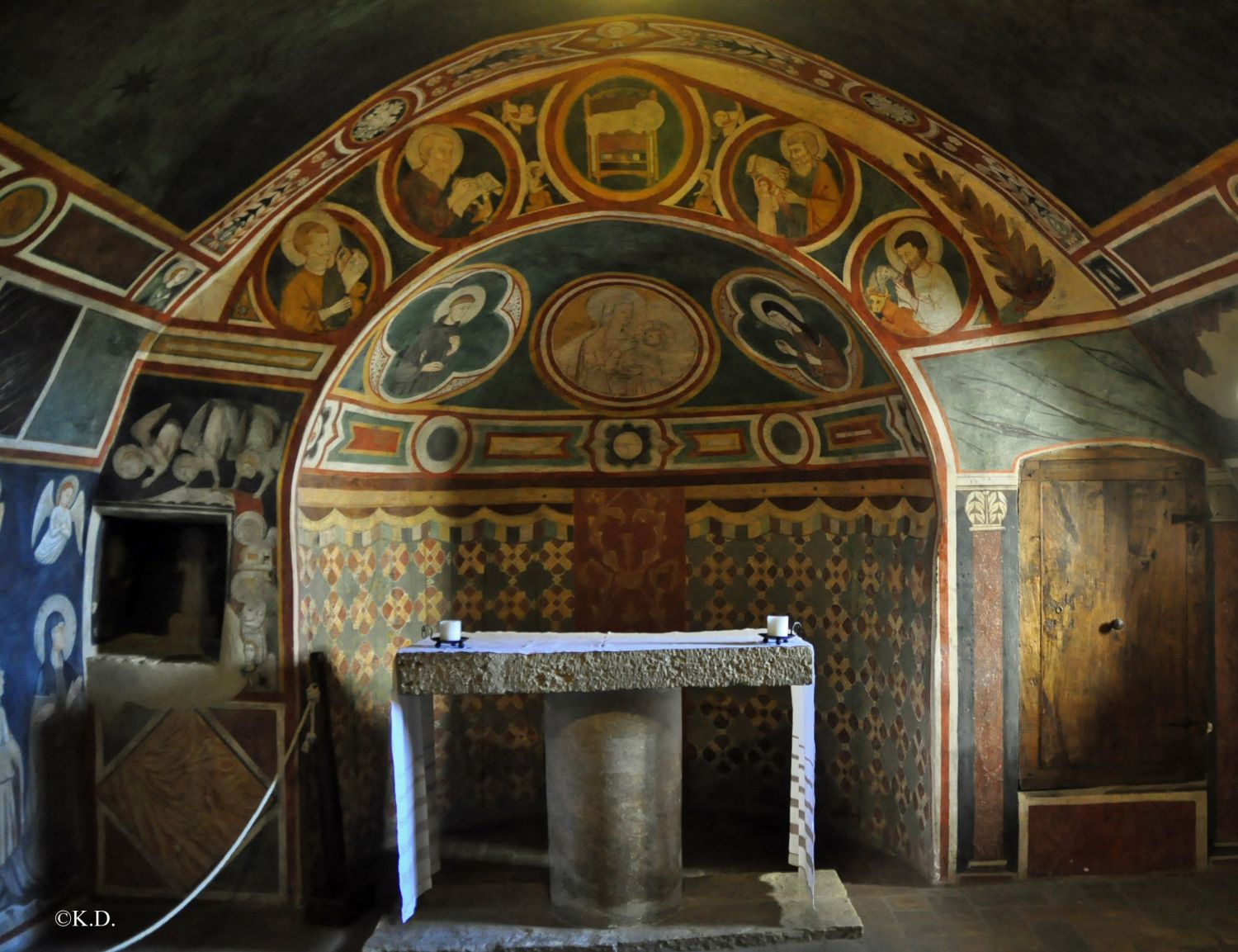 Kloster San Damiano in Assisi - Kapelle der Hl.Klara