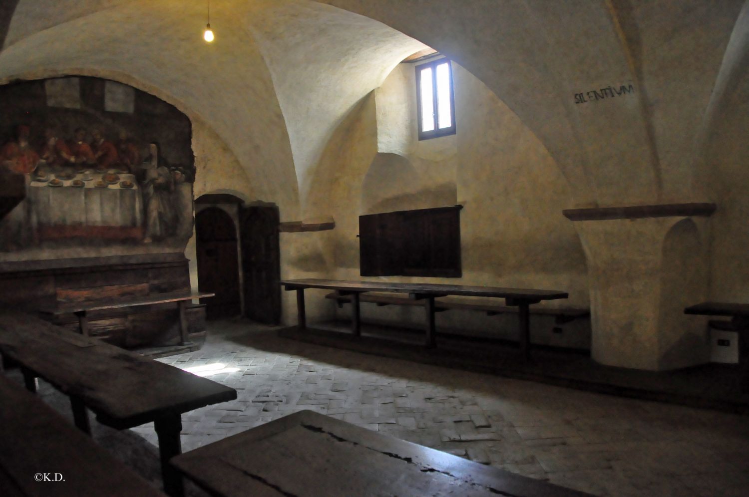 Kloster San Damiano in Assisi - Refektorium der Hl.Klara