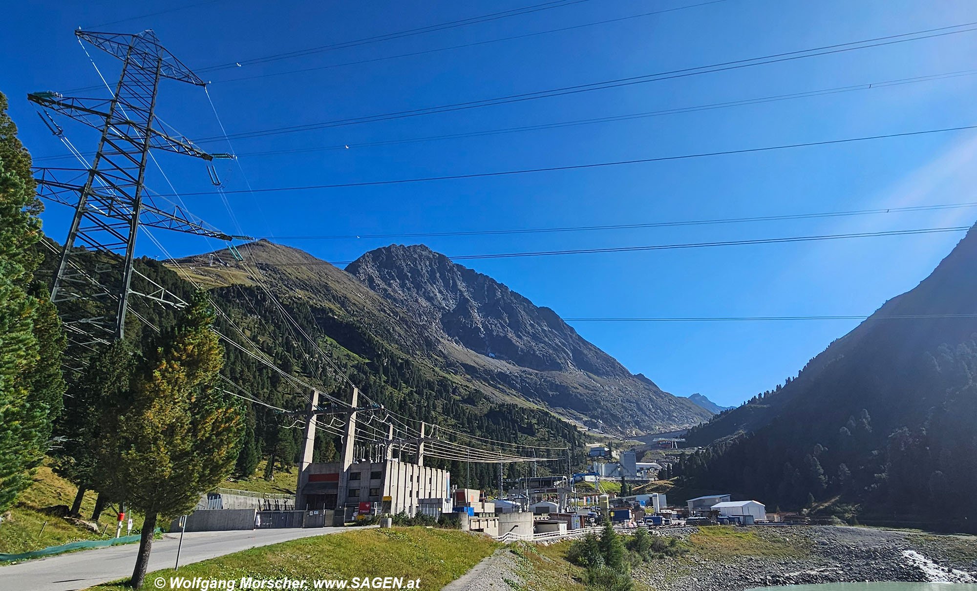 Kraftwerk Kühtai und Baustelle Speicher Kühtai