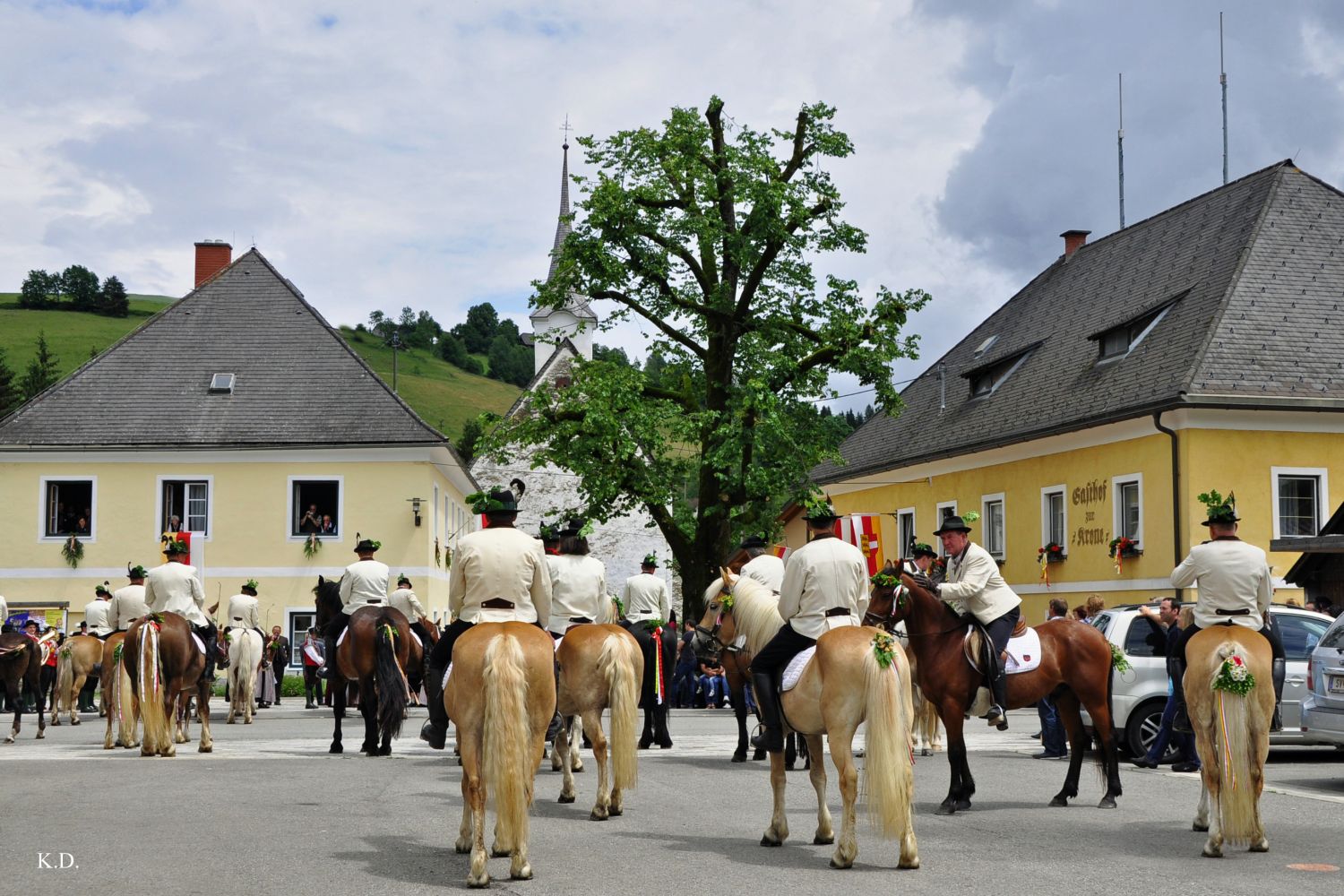 Kranzlreiten in Weitensfeld (Gurktal-Kärnten)