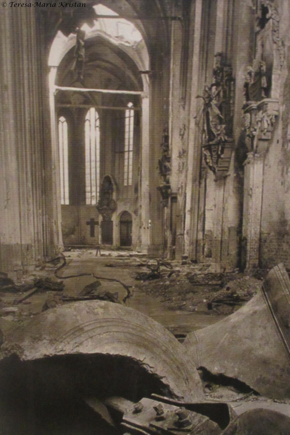 Kriegszerstörung St.Marien zu Lübeck