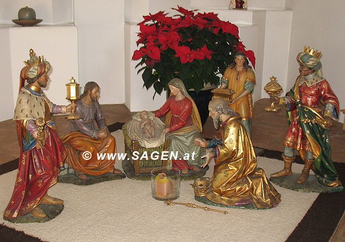 Krippe in der Innsbrucker Kapuzinerkirche