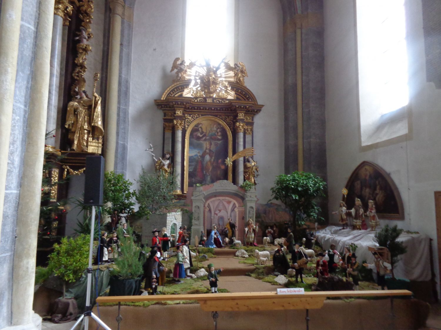 Krippe Stiftskirche Laufen a d Salzach