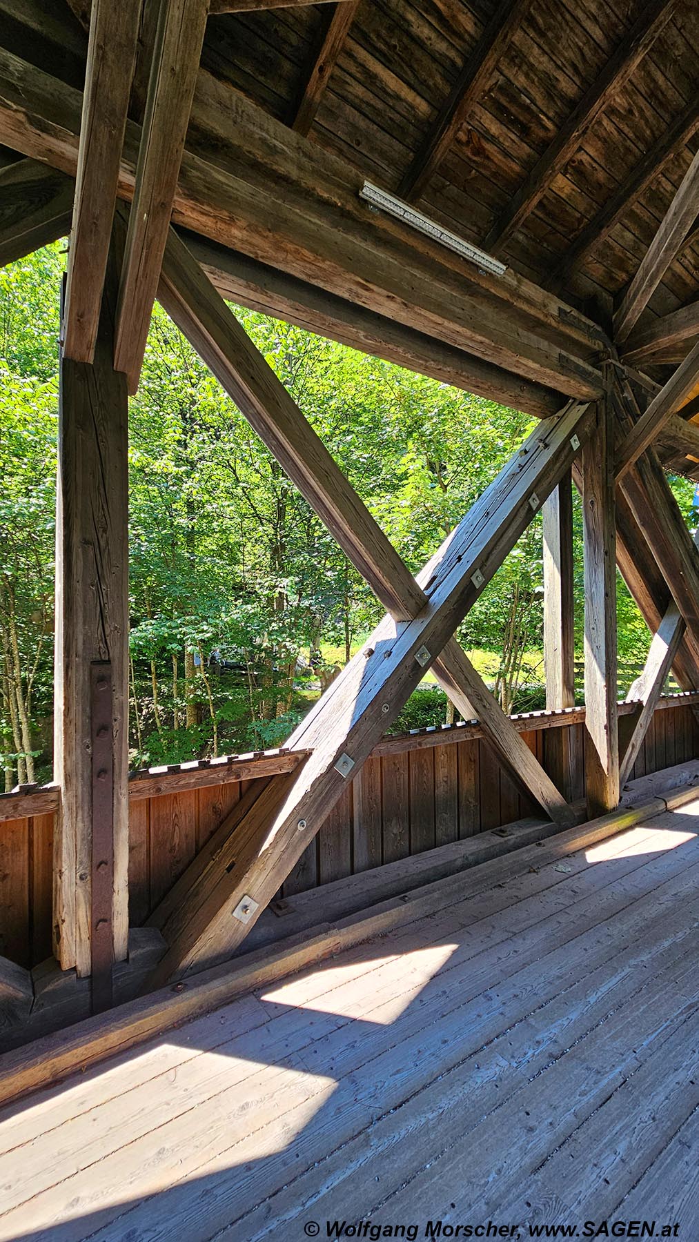 Kundler-Klamm-Brücke - Baudetail