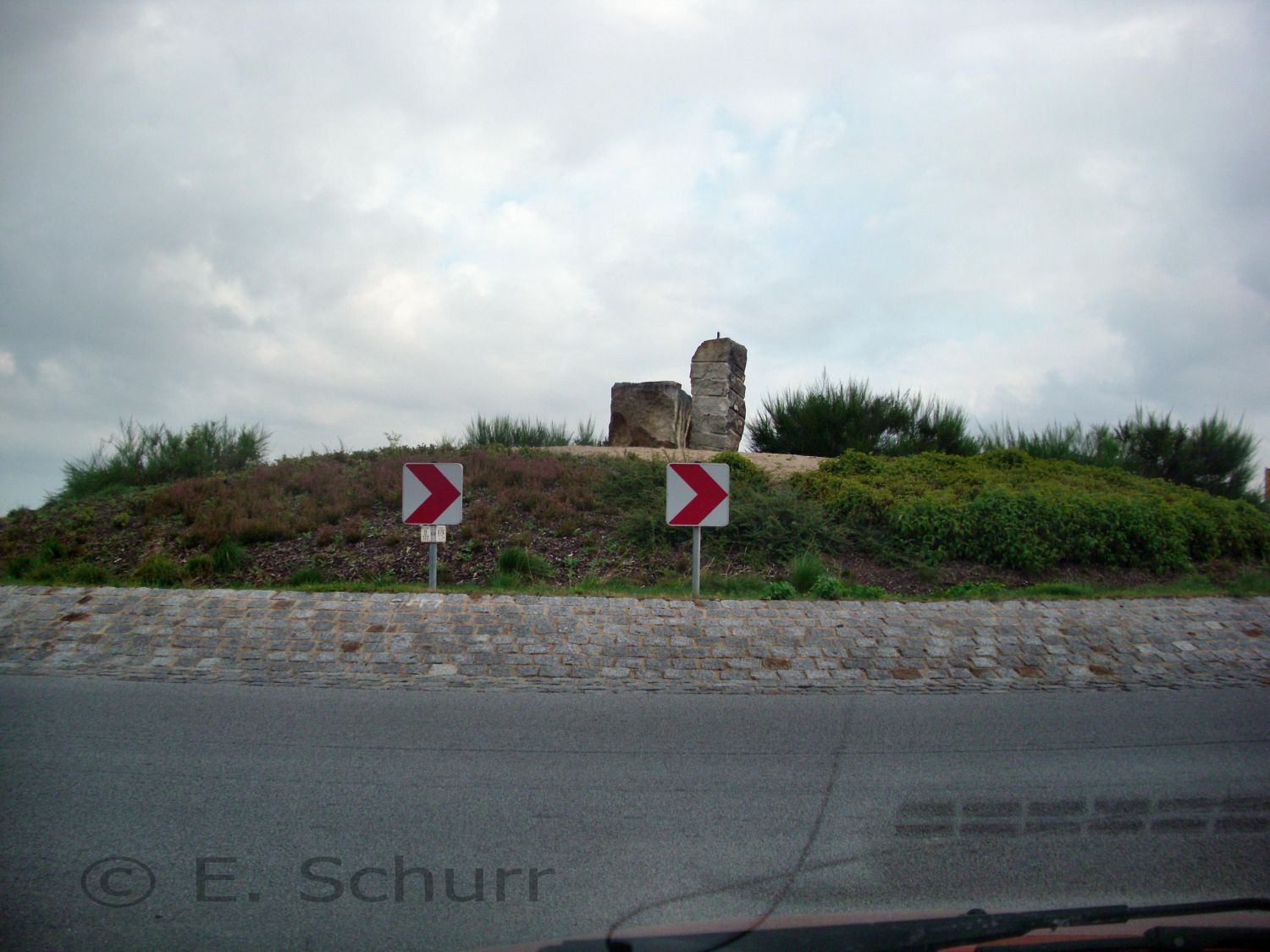 Kunst im Kreisverkehr / Elbsandstein