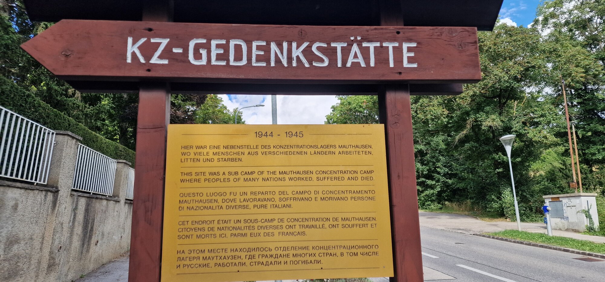 KZ Gedenkstätte in Hinterbrühl