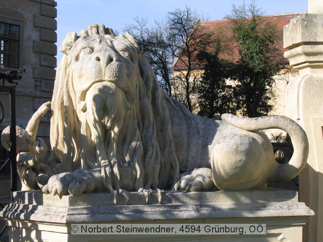 Löwe auf Schloss Greillenstein