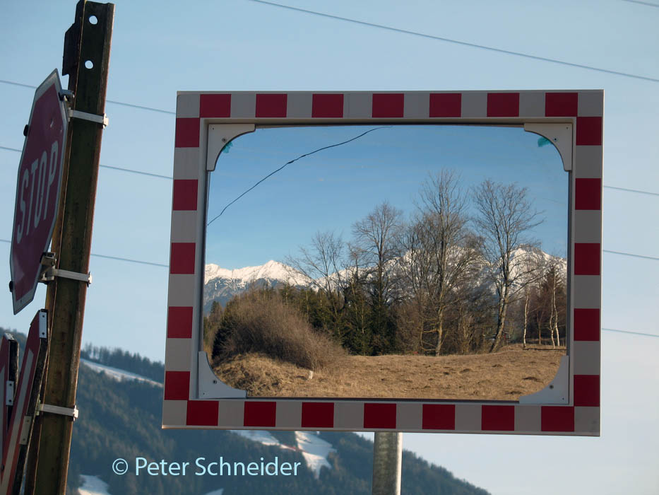 Landschaft im Spiegel