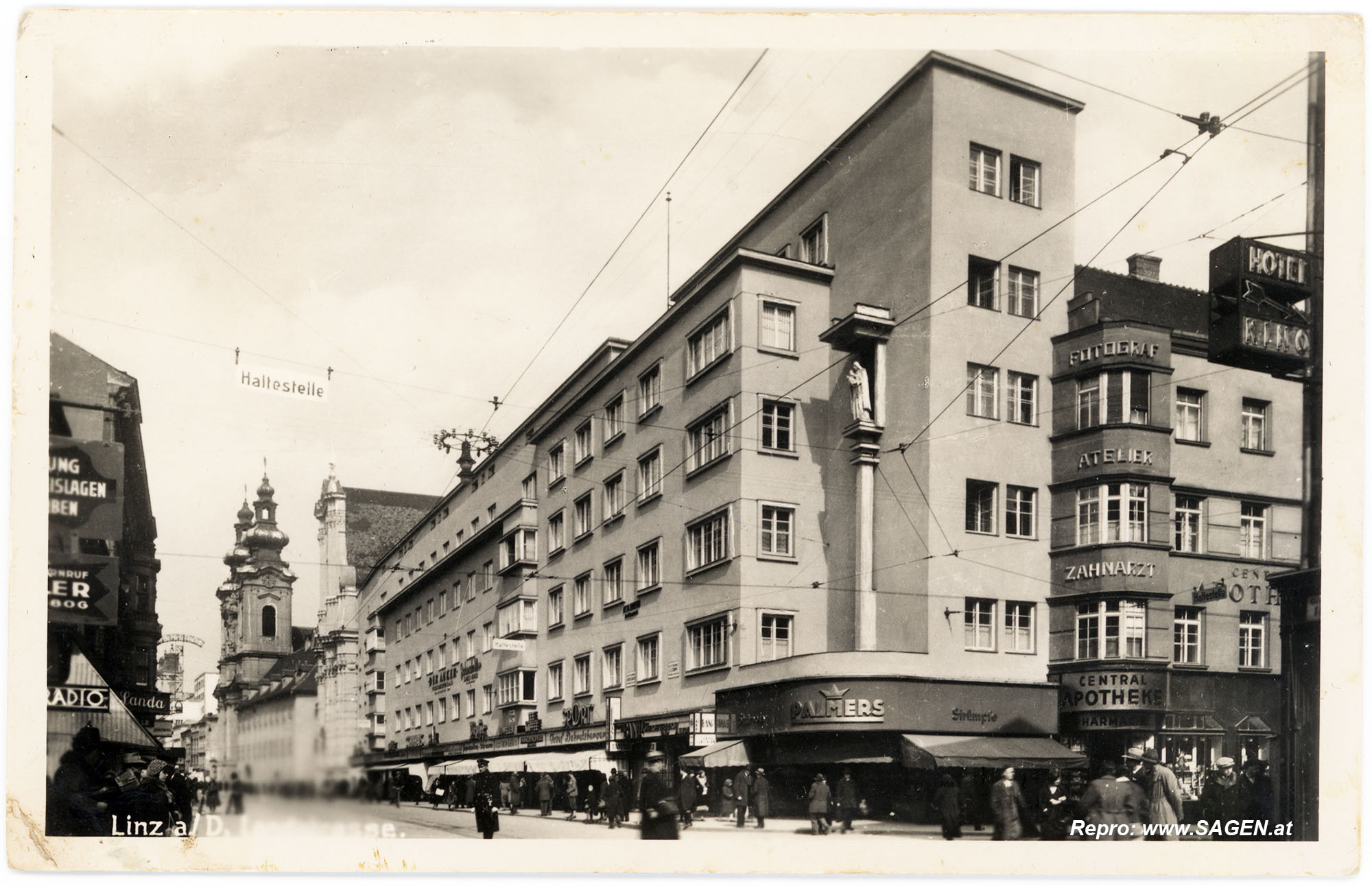 Landstraße um 1950