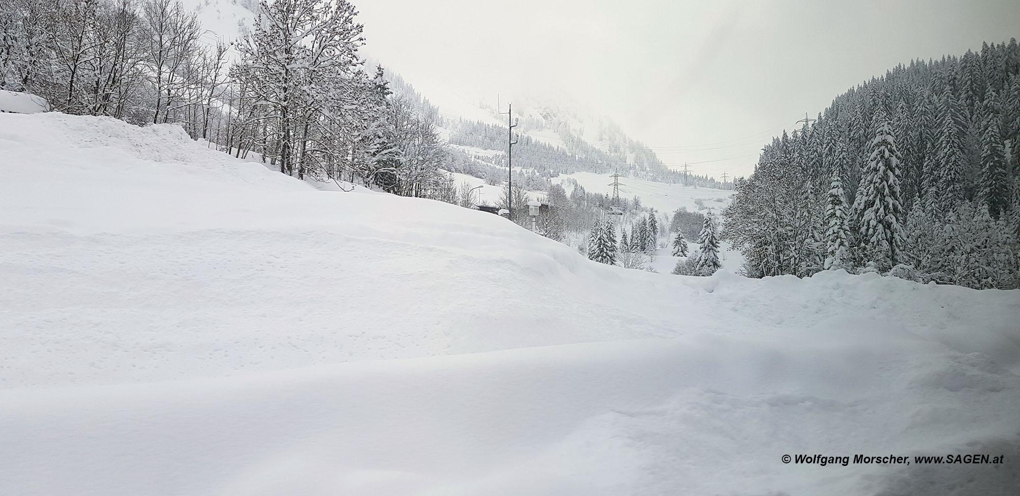 Langen am Arlberg, Schnee