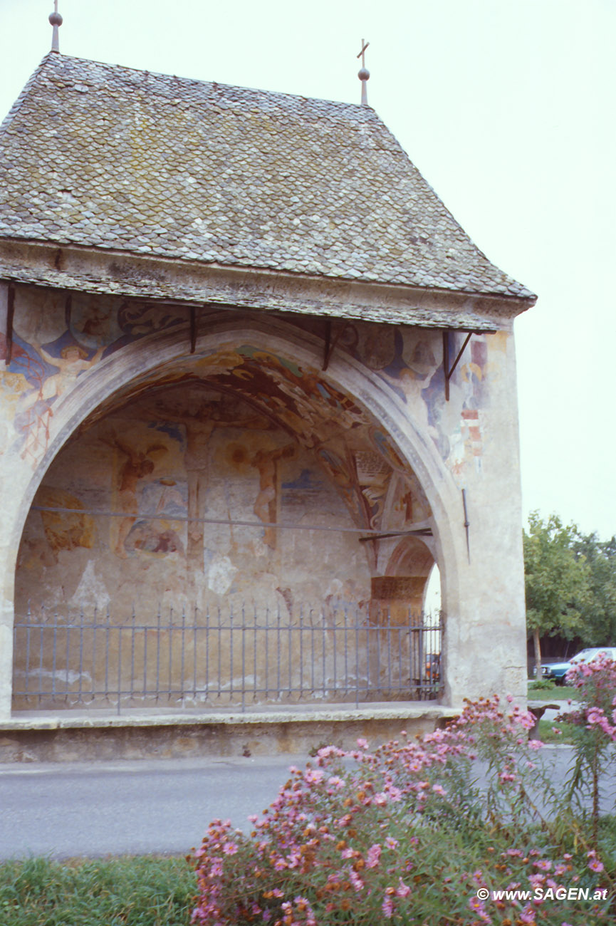 Laubenbildstock Pestkreuz, Maria Saal