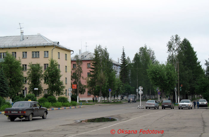 Lenina-Straße in Mirny