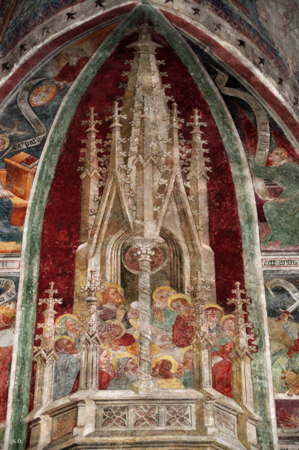 Letztes Abendmahl in der Pfarrkirche von Thörl (Kärnten)