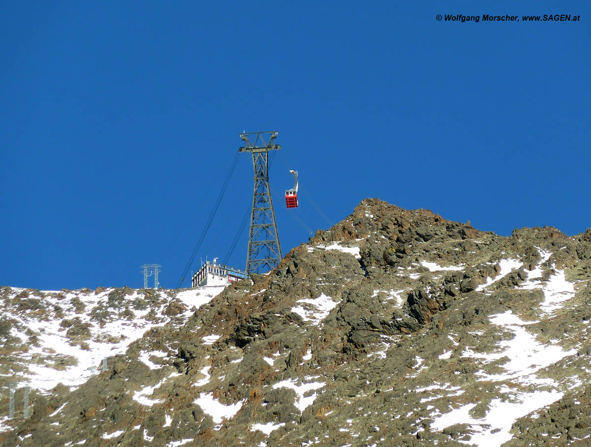 Liftstütze Schnalstaler Gletscherbahnen