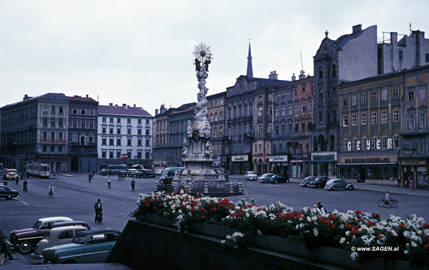 Linz Hauptplatz 1960er