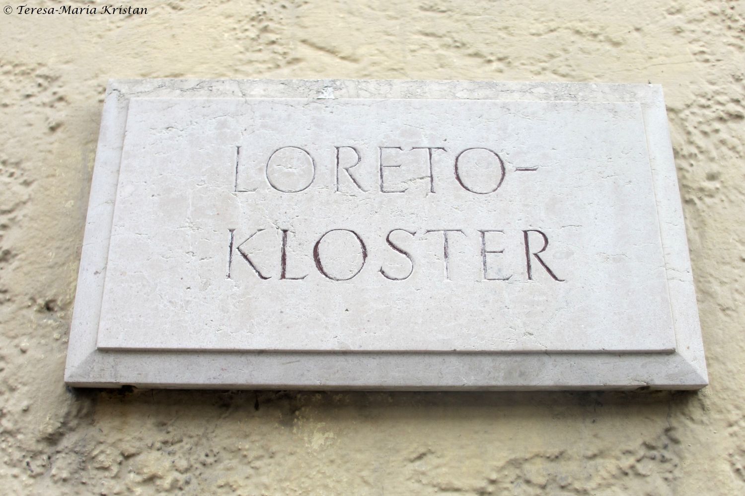 Loreto Kloster Salzburg-Segen v. gandenreichen Loreto-Kindl abholen