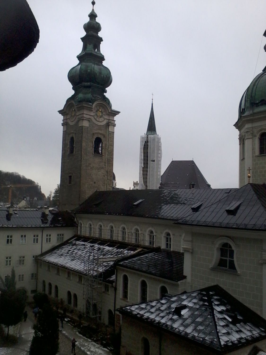 Mönchsstadt von den Katakomben aus