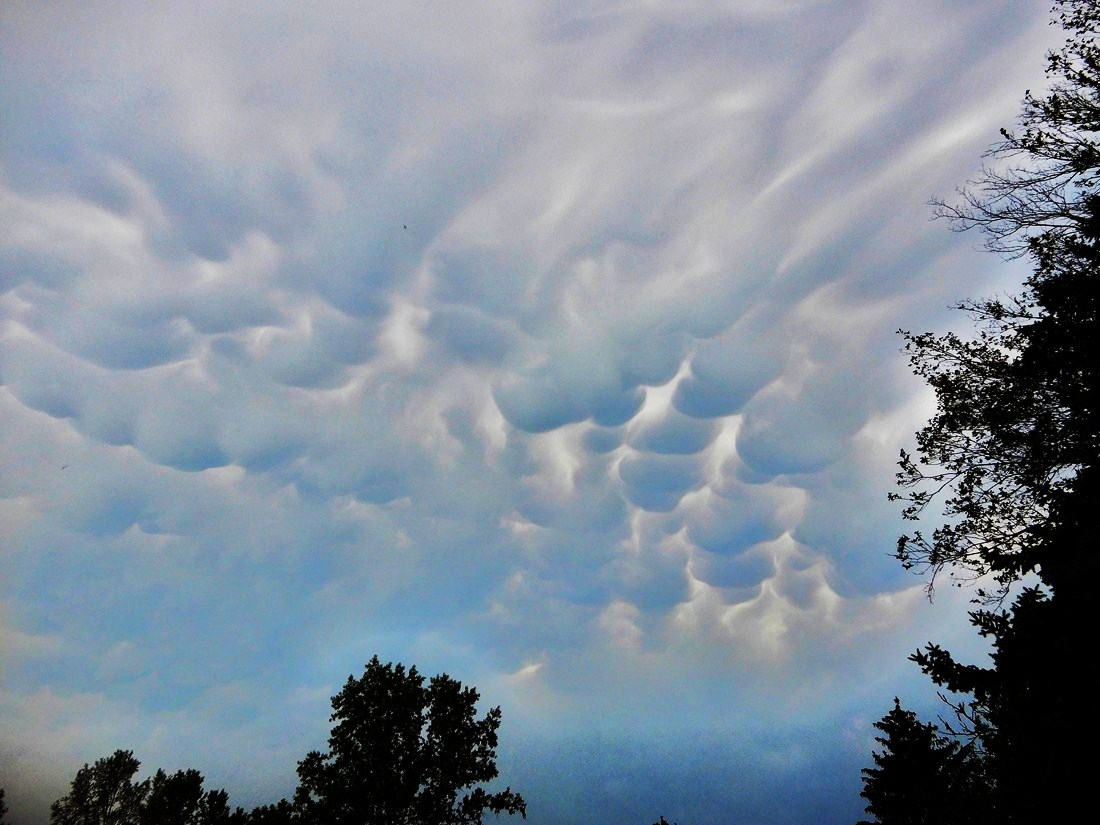 Mammatus-Wolken