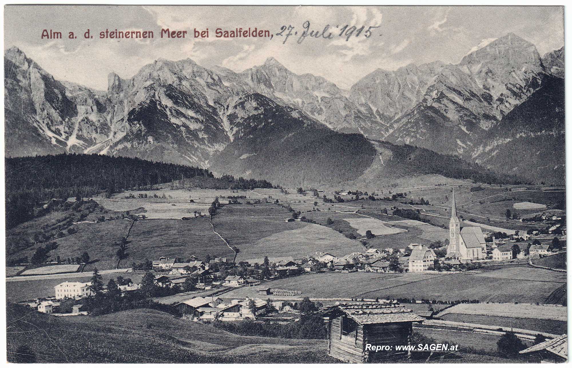 Maria Alm am Steinernen Meer um 1915