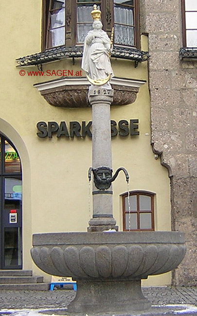 Marienbrunnen in Hall in Tirol