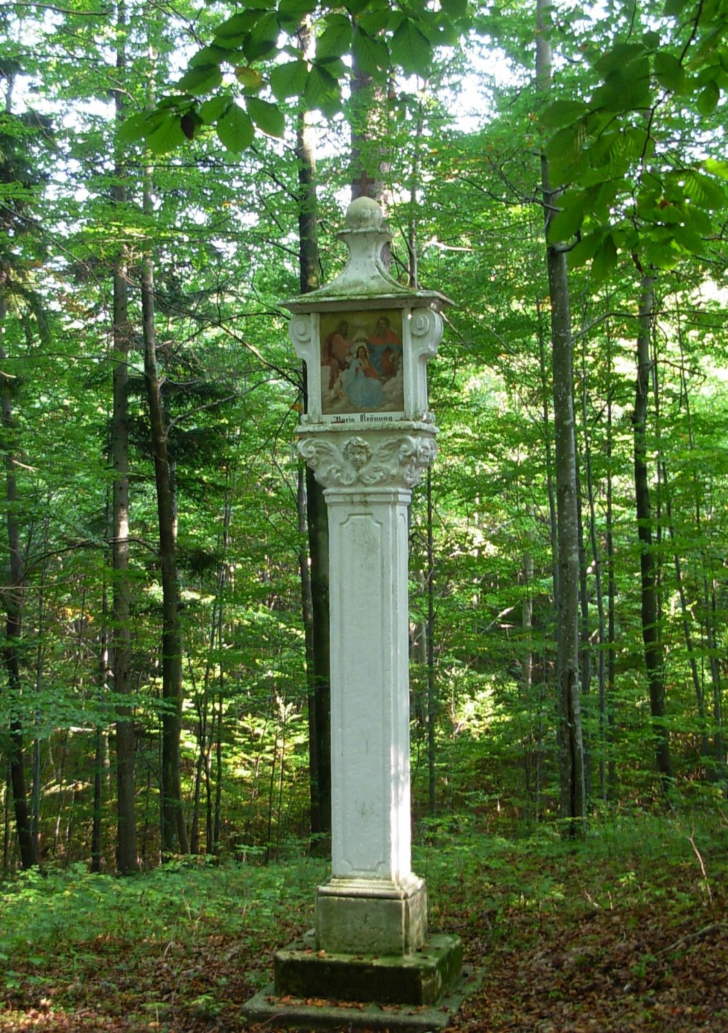 Mariensäule am Pilgerweg