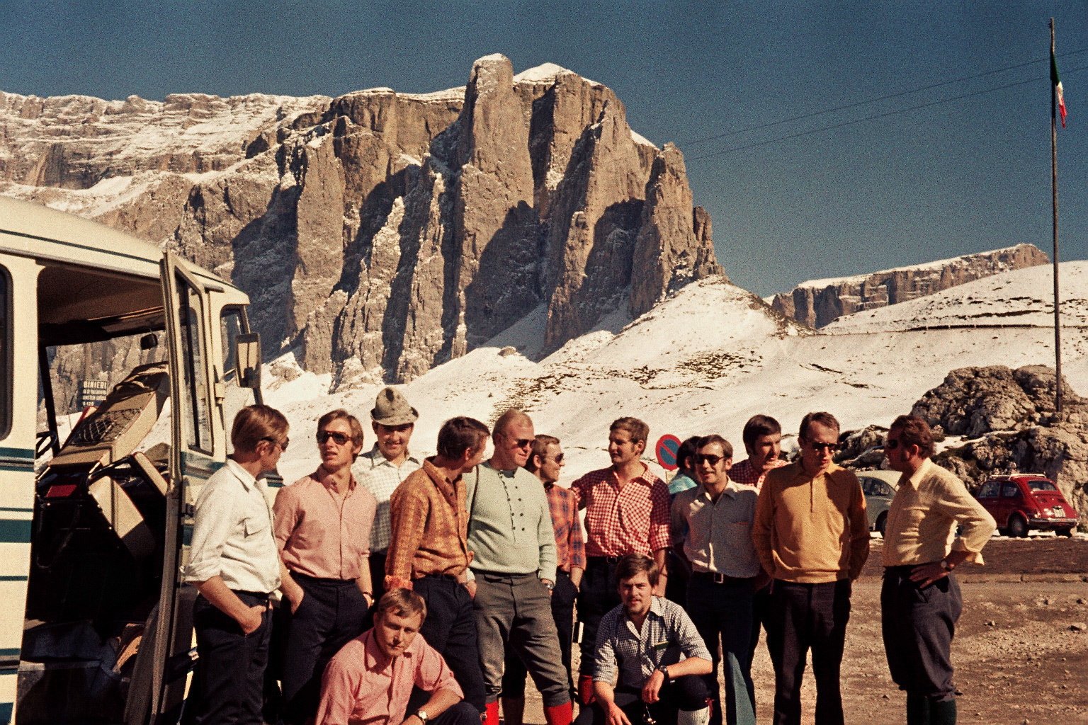 Marmolata-Tour 1972 Gruppenbild