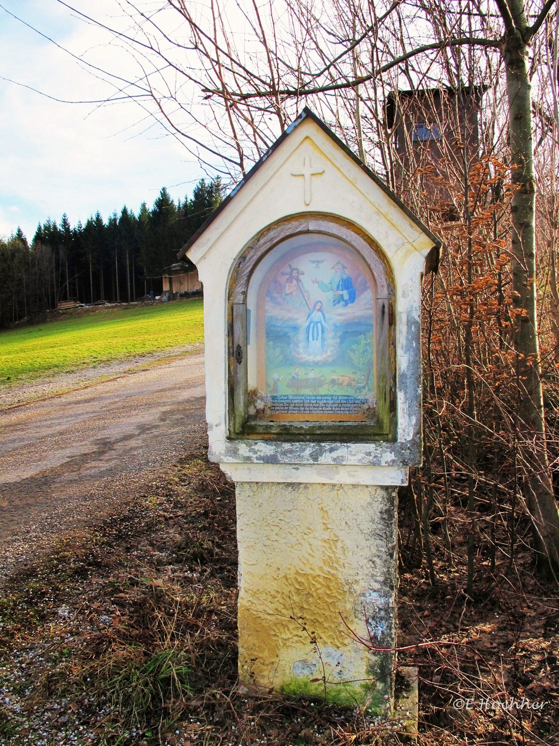 Marterl am Fuße des Lonitzberges