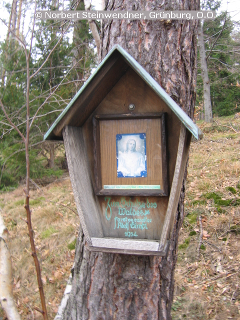 Marterl für Waldschutz