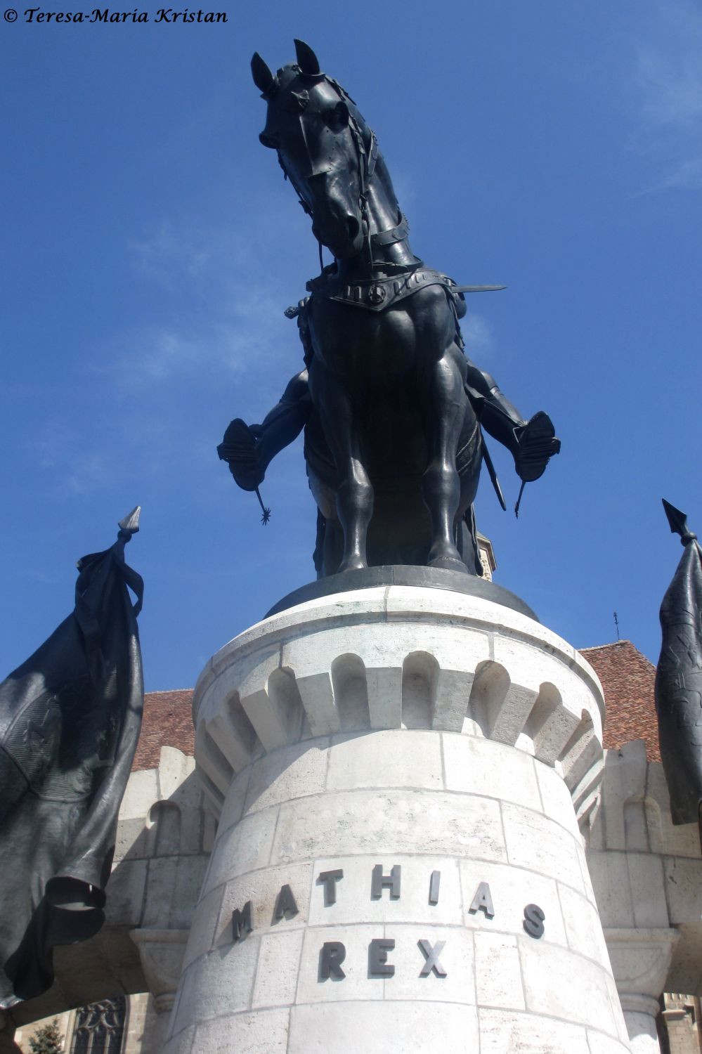 Matthias Corvinus Denkmal, Klausenburg /Cluj-Napoca