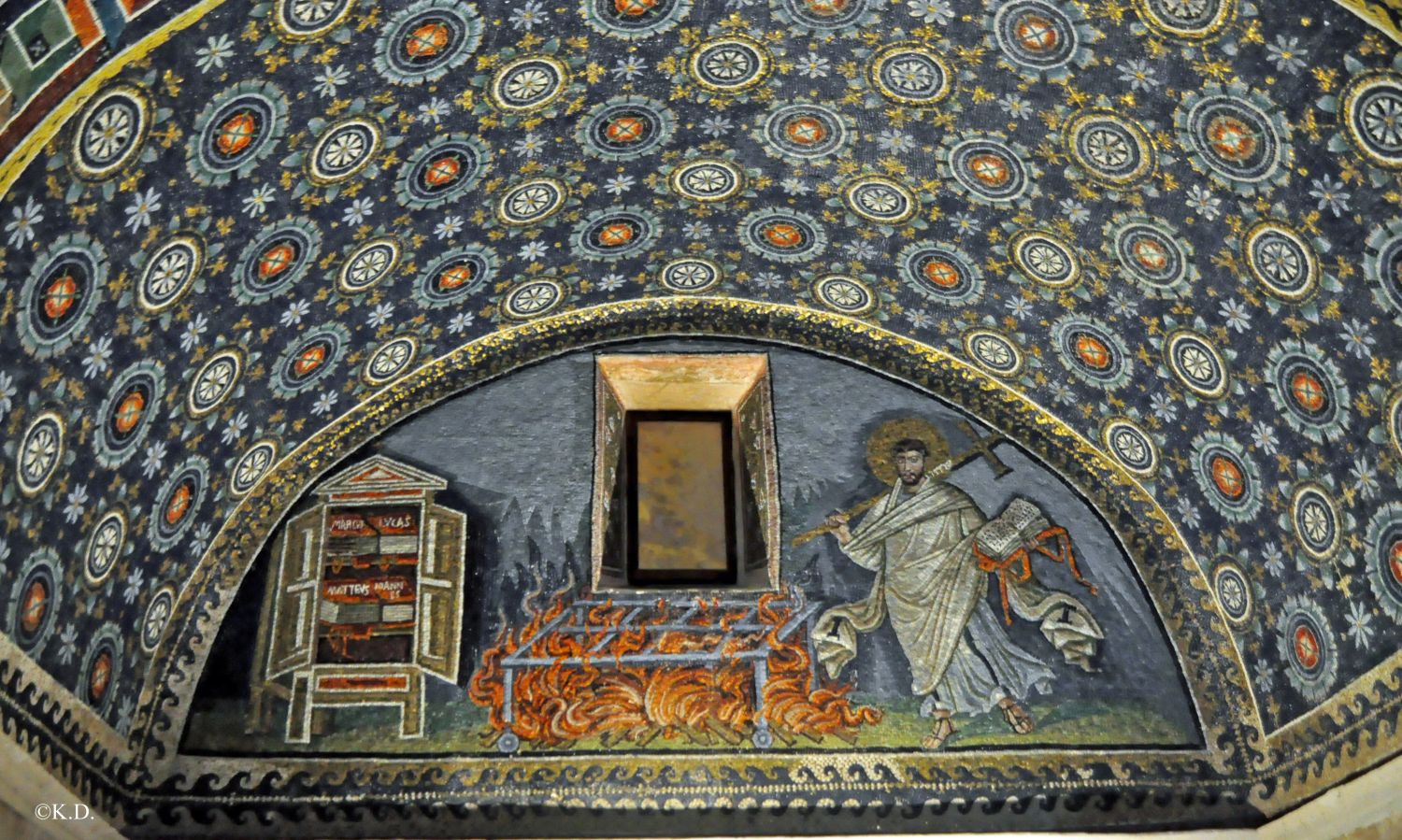 Mausoleum der Galla Placidia in Ravenna (Italien)