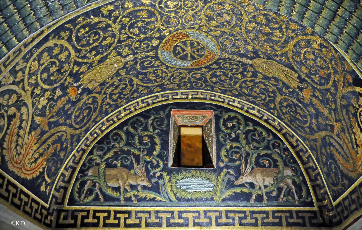 Mausoleum der Galla Placidia in Ravenna (Italien)