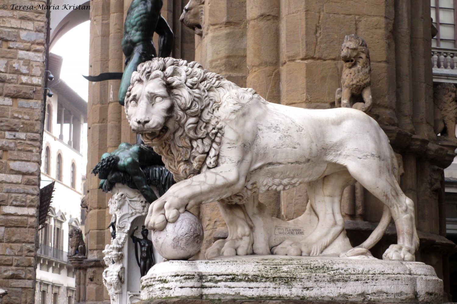 Medici-Löwe bei der Loggia dei Lanzi