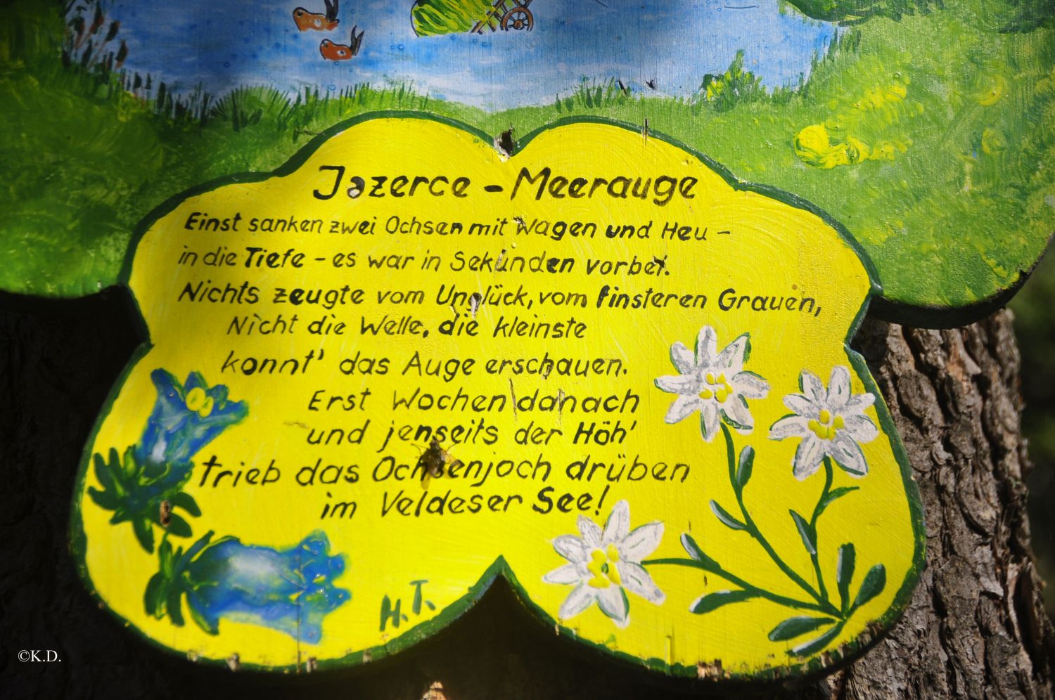 Meerauge im Bodental (Kärnten) - Sage