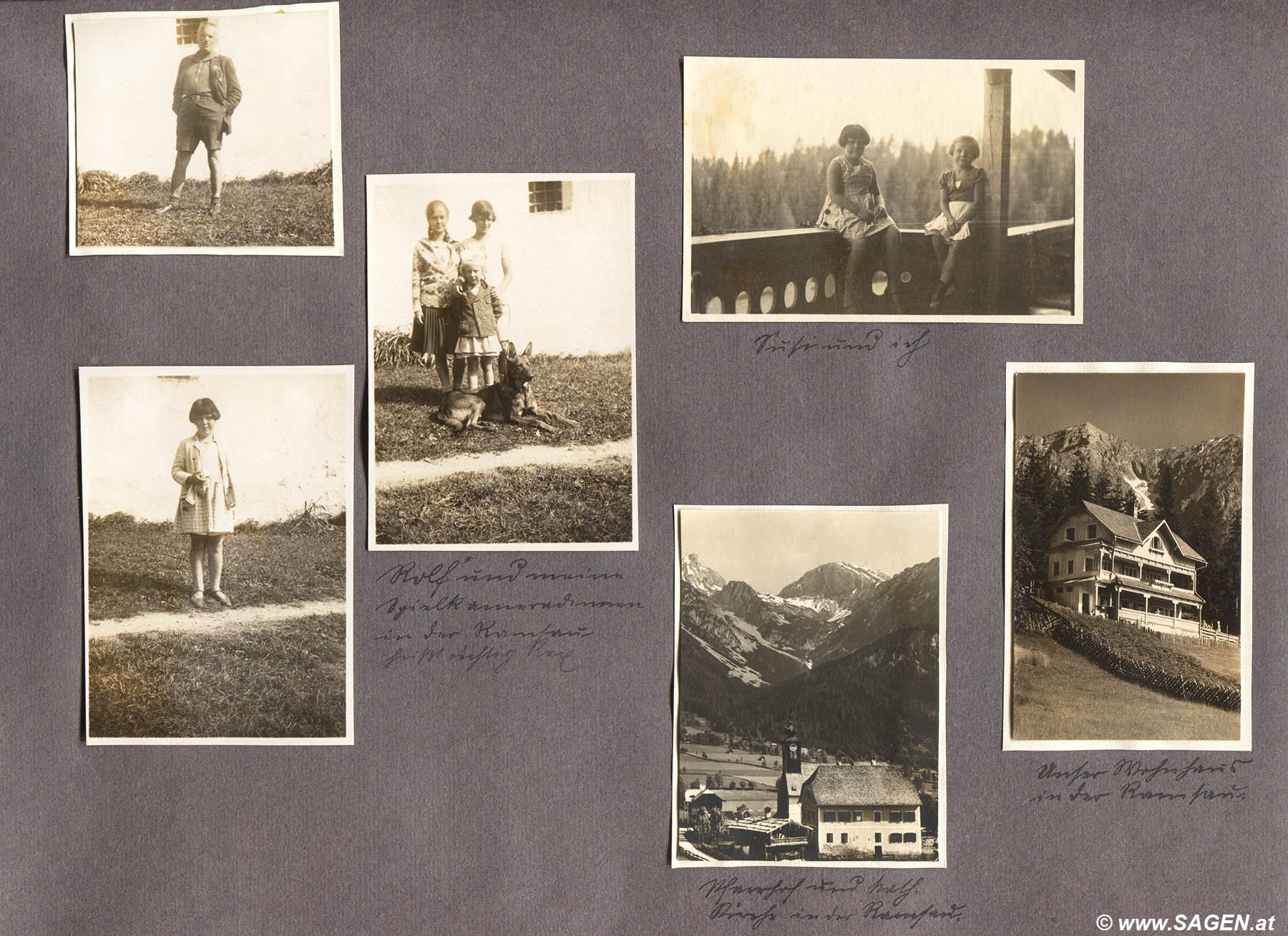 Mein Sommer 1928 - Fotoalbum und Tagebuch