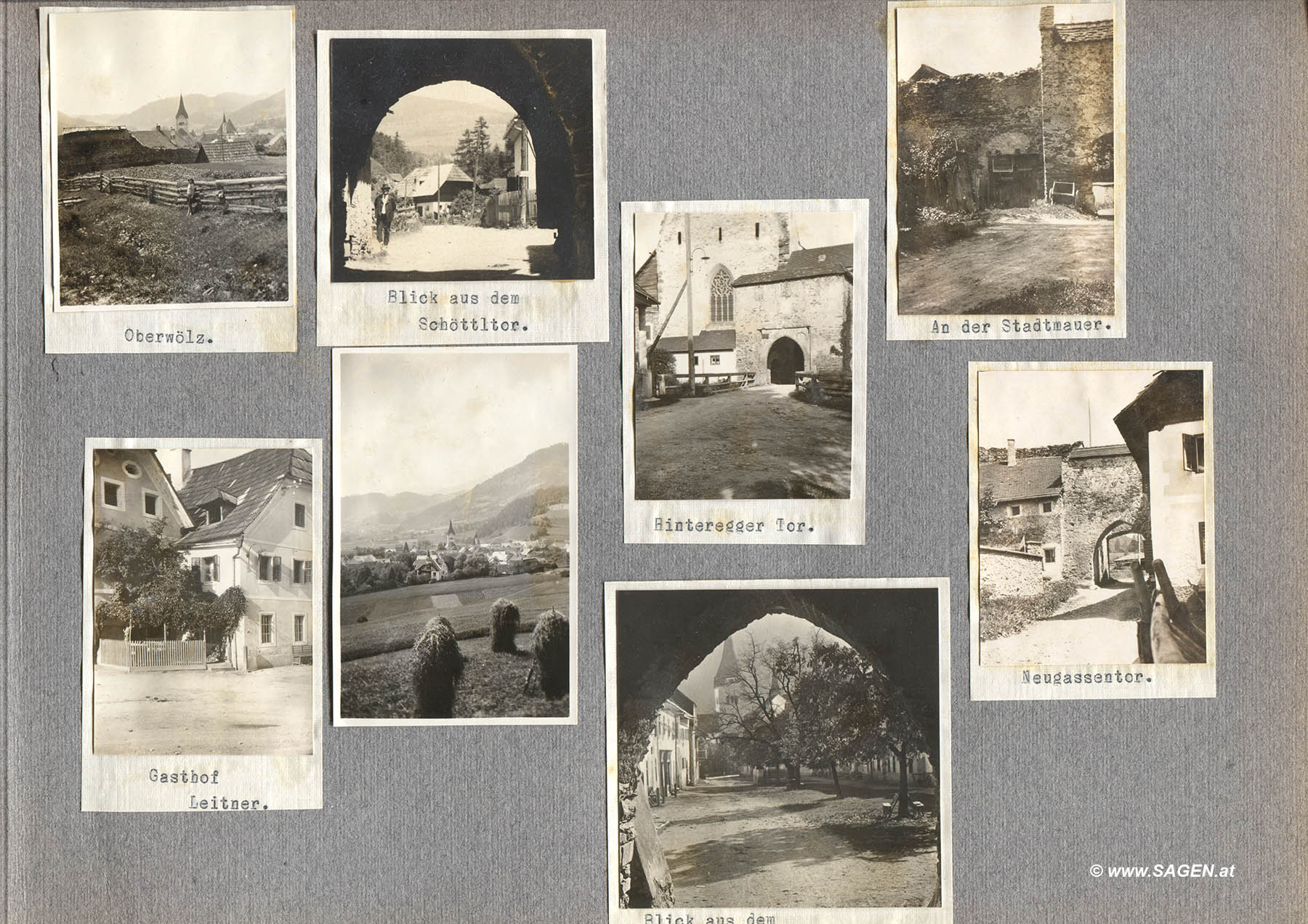 Mein Sommer 1929 - Fotoalbum und Tagebuch