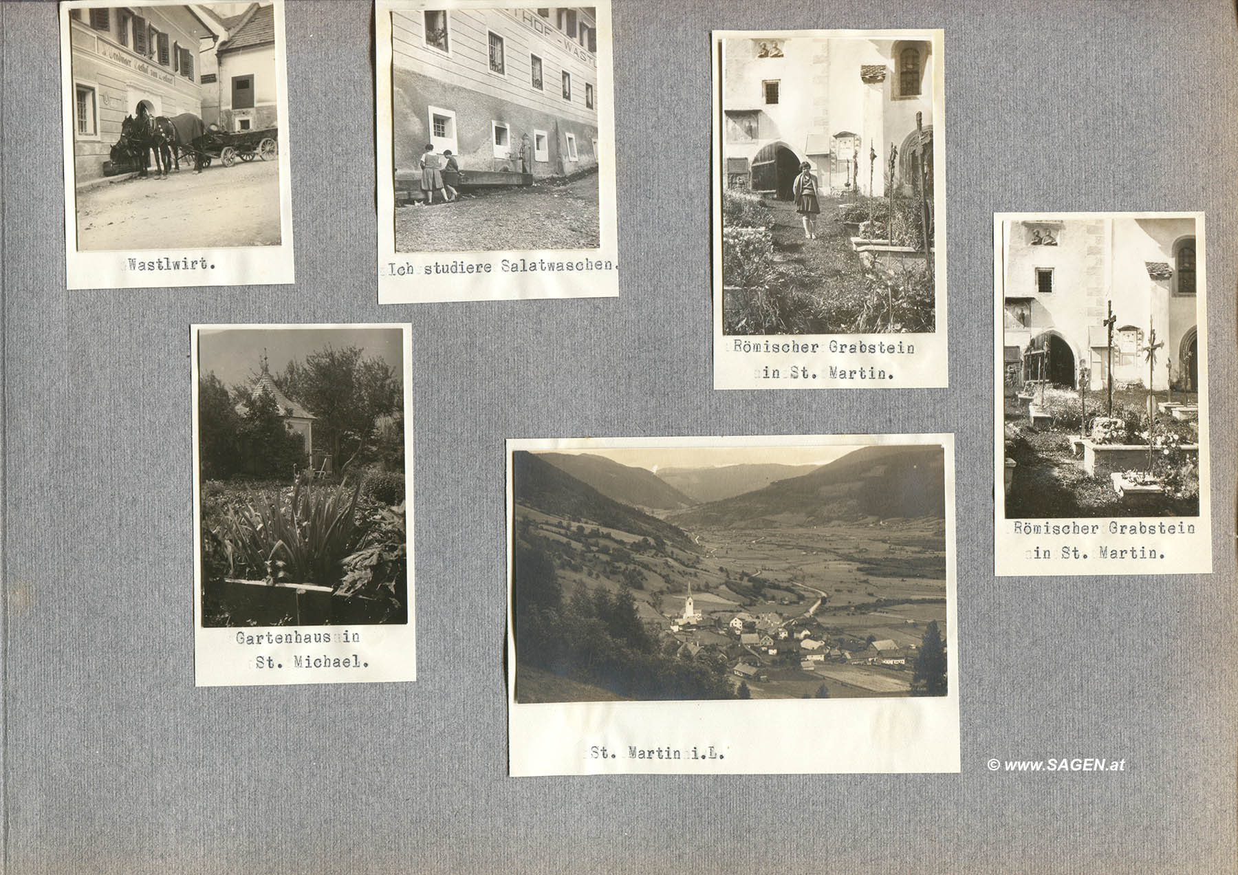 Mein Sommer 1929 - Fotoalbum und Tagebuch