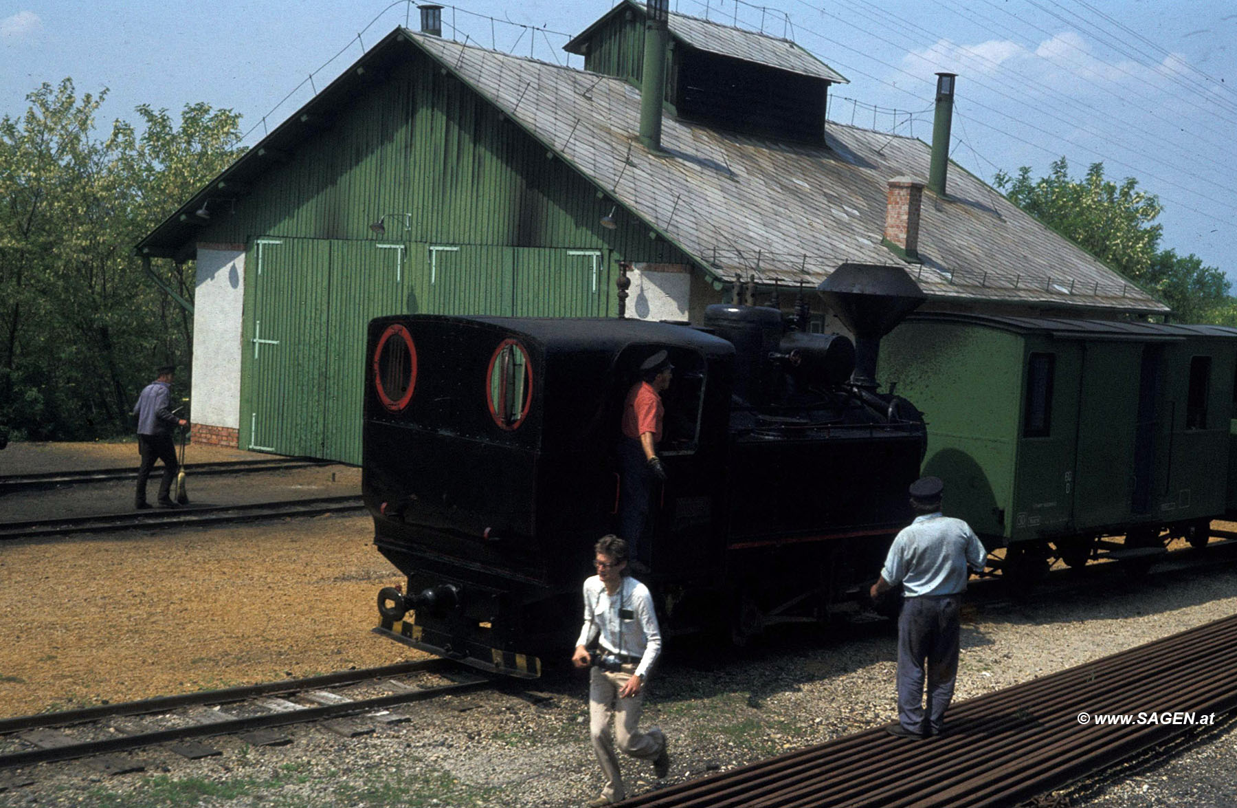 Museumseisenbahn Nagycenk bei Sopron in Ungarn