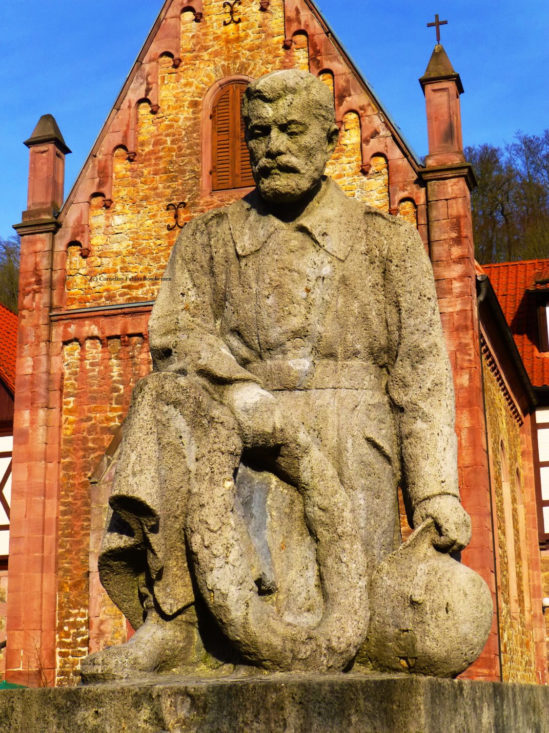 nachdenklicher Krieger an der Niedergasse