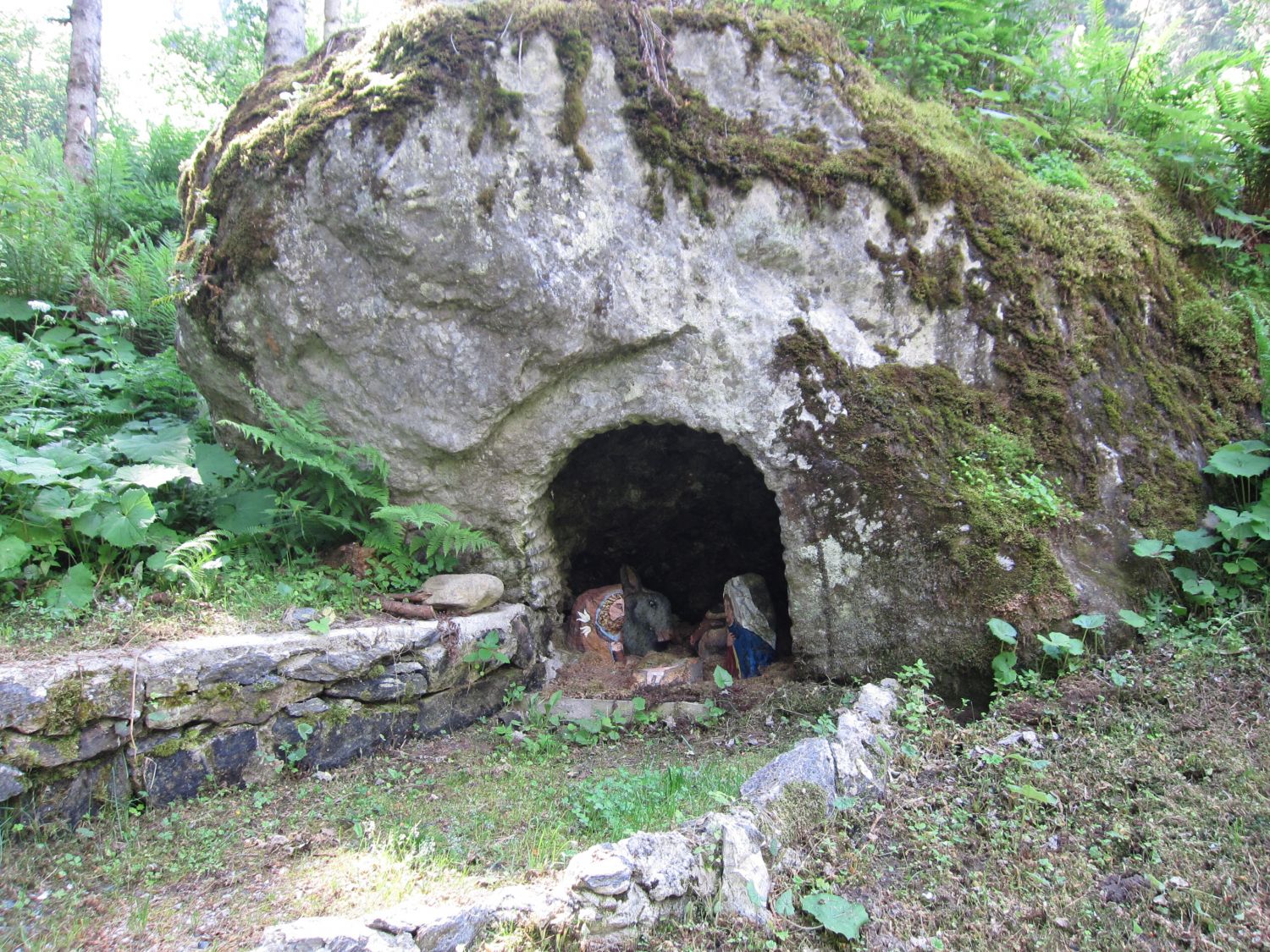 Naturkrippe im Val S. Valentino, Trentino