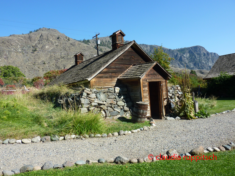 Nebengebäude der Grist Mill im Similkameen Valley, Kanada