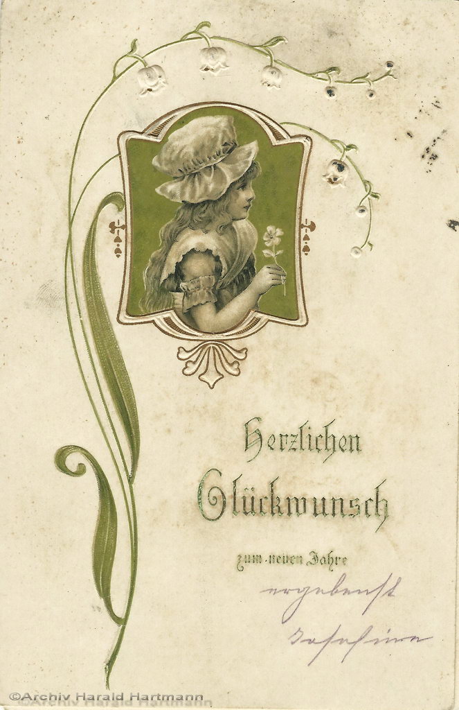 Neujahrswünsche 1909