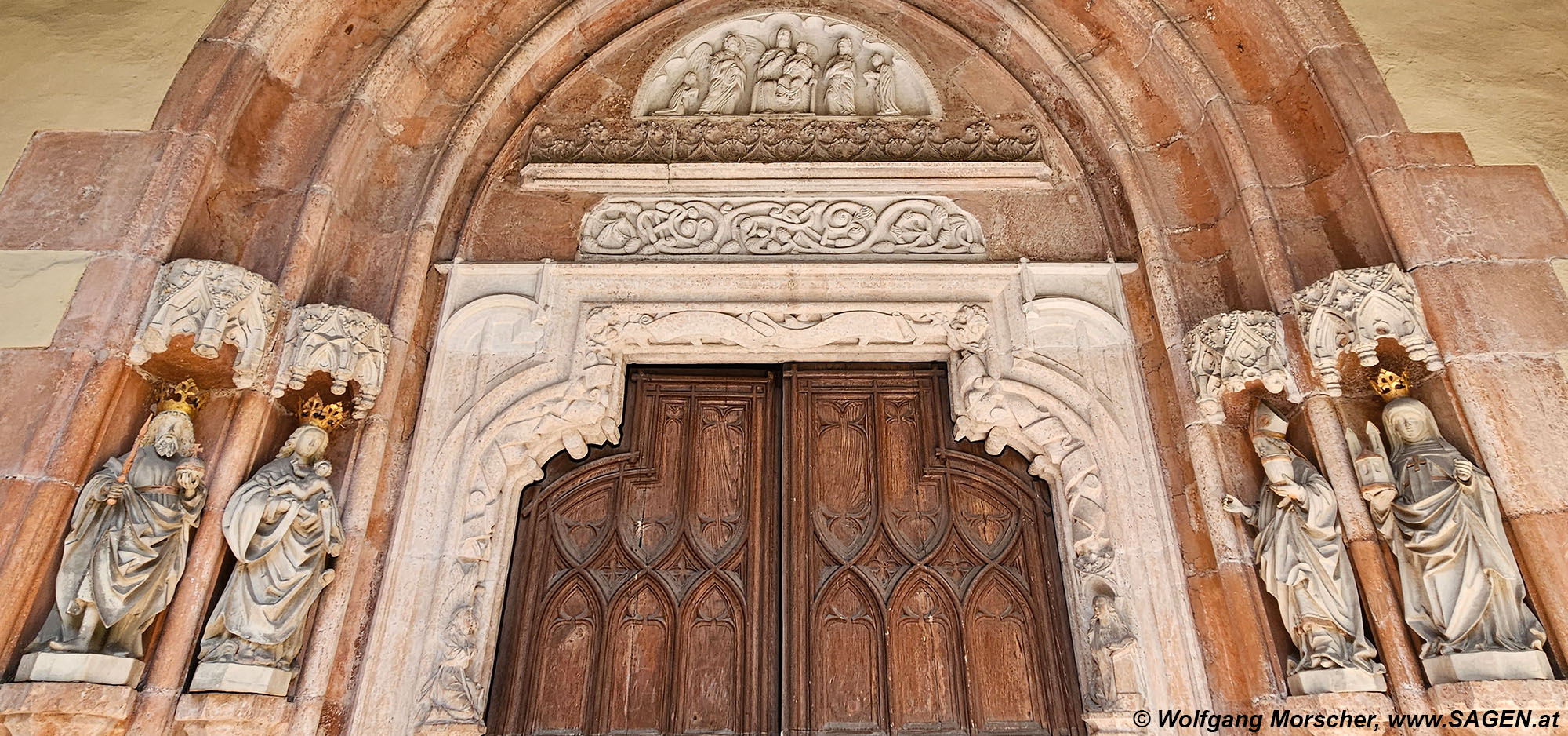 Nonnberg Portal der Stiftskirche (Detail)